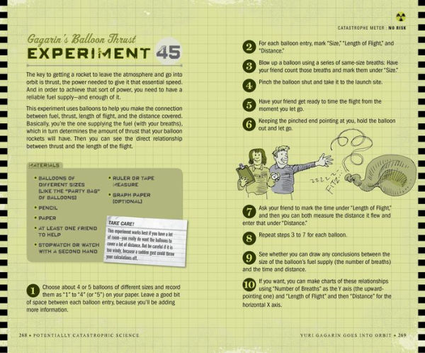 The Book of Potentially Catastrophic Science: 50 Experiments for Daring Young Scientists