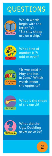 Brain Quest 1st Grade Q&A Cards: 750 Questions and Answers to Challenge the Mind. Curriculum-based! Teacher-approved!