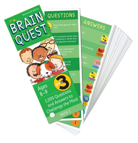 Brain Quest 3rd Grade Q&A Cards: 1000 Questions and Answers to Challenge the Mind. Curriculum-based! Teacher-approved!