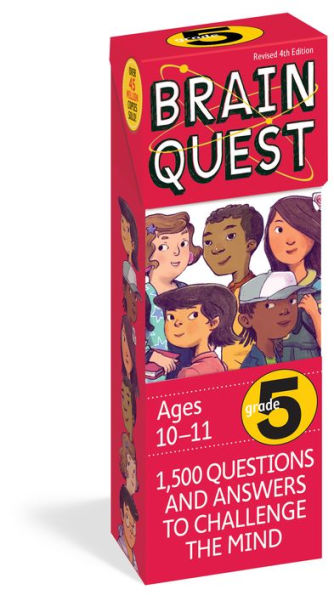 Brain Quest 5th Grade Q&A Cards: 1,500 Questions and Answers to Challenge the Mind. Curriculum-based! Teacher-approved!