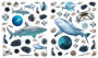 Alternative view 2 of Eyelike Stickers: Ocean