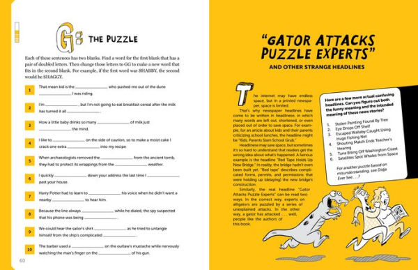 Puzzlelopedia: Mind-Bending, Brain-Teasing Word Games, Picture Puzzles, Mazes, and More! (Kids Activity Book)