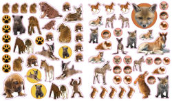 Alternative view 7 of Eyelike Stickers: Baby Animals