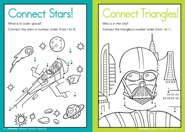 Star Wars Workbook: Preschool Number Fun