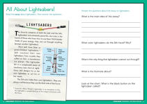 Alternative view 4 of Star Wars Workbook: 2nd Grade Reading