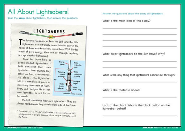 Star Wars Workbook: 2nd Grade Reading