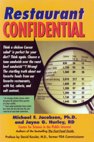 Title: Restaurant Confidential, Author: Michael F. Jacobson PhD