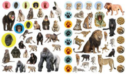 Alternative view 3 of Eyelike Stickers: Wild Animals