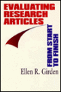 Evaluating Research Articles from Start to Finish / Edition 1
