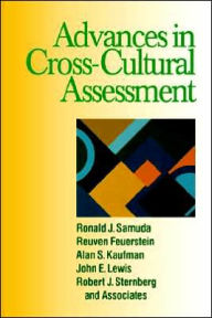 Title: Advances in Cross-Cultural Assessment / Edition 1, Author: Ronald J. Samuda