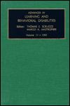 Advances in Learning and Behavioral Disabilities