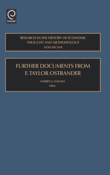 Further Documents from F. Taylor Ostrander