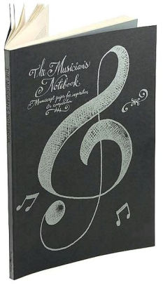 Musician's Black Notebook: Manuscript Paper for Inspiration and Composition