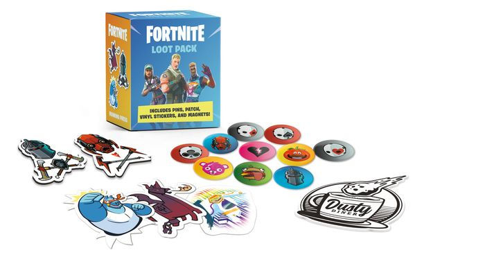 Fortnite Loot Pack Fortnite Official Loot Pack Includes Pins Patch Vinyl Stickers And Magnets By Epic Games Barnes Noble