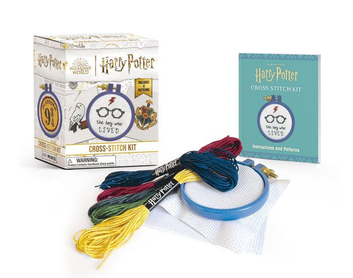 Harry Potter Cross-Stitch Kit by Running Press, Warner Bros. Consumer  Products Inc.