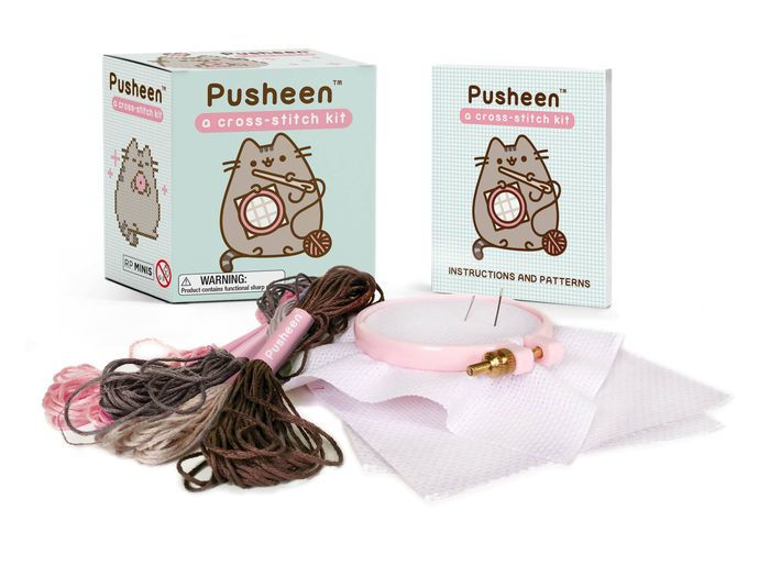 Pusheen: A Cross-Stitch Kit by Claire Belton, Paperback