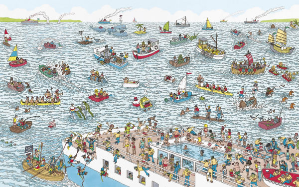 Where's Waldo?: Deluxe Edition (A Hidden Object Search-and-Find Puzzle Book - a Perfect Gift & Travel Companion for All Ages)