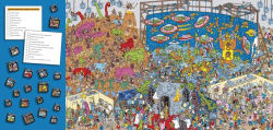 Alternative view 3 of Where's Waldo? In Hollywood: Deluxe Edition with New Searches and Collectible Poster (A Hidden Object Activity Book with Search & Find Puzzles and Spot-the-Difference Game)