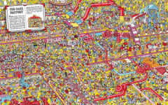 Alternative view 2 of Where's Waldo? The Wonder Book: Deluxe Edition with New Searches and Collectible Poster (A Hidden Object Activity Book with Search & Find Puzzles and Spot-the-Difference Game)