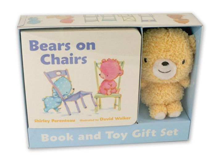 Bears on Chairs Book and Toy Gift Set by Shirley Parenteau, David M