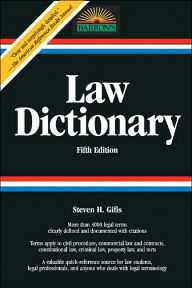 Law Dictionary: Trade Edition / Edition 5