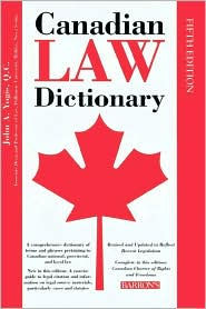 Canadian Law Dictionary