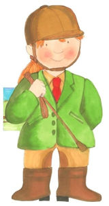 Equestrian (Little People Shape Books Series)