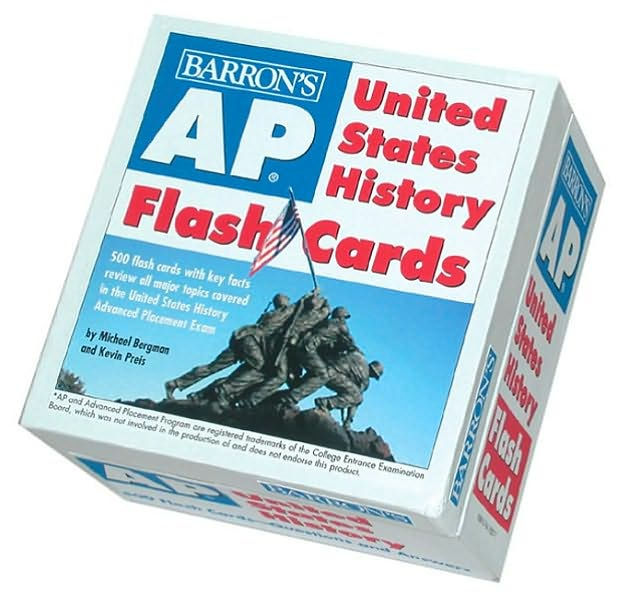 Barrons Ap United States History Flash Cards By Michael Bergman Kevin Preis Other Format