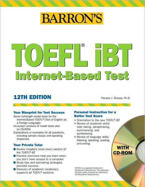 TOEFL iBT Internet-Based Test by Pamela Sharpe Ph.D., Paperback Sns-Brigh10