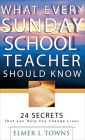 What Every Sunday School Teacher Should Know