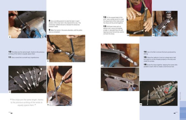 Blacksmithing Techniques: The Basics Explained Step by Step, Complete with 10 Projects