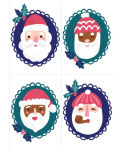 Alternative view 3 of ColorMaps Christmas: Color-Coded Patterns Adult Coloring Book