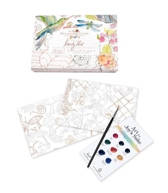 Watercolor Cards with Foil Touches (Book & Merchandise) by Kristy