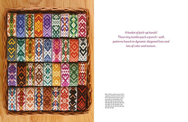 Pick-Up Bandweaving Designs: 288 Charts for 13 Pattern Ends and Techniques for Arranging Color