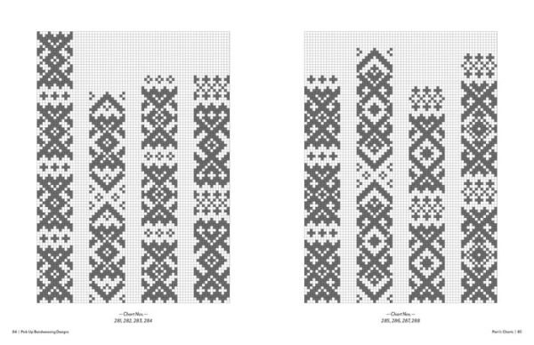 Pick-Up Bandweaving Designs: 288 Charts for 13 Pattern Ends and Techniques for Arranging Color