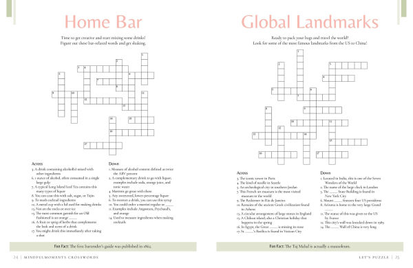 MindfulMoments Crosswords: A Calming Collection of Brain-Boosting Puzzles to Help You Relax & Unwind