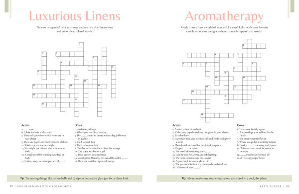MindfulMoments Crosswords: A Calming Collection of Brain-Boosting Puzzles to Help You Relax & Unwind