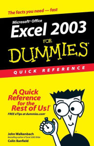 Excel 2003 For Dummies: Quick Reference