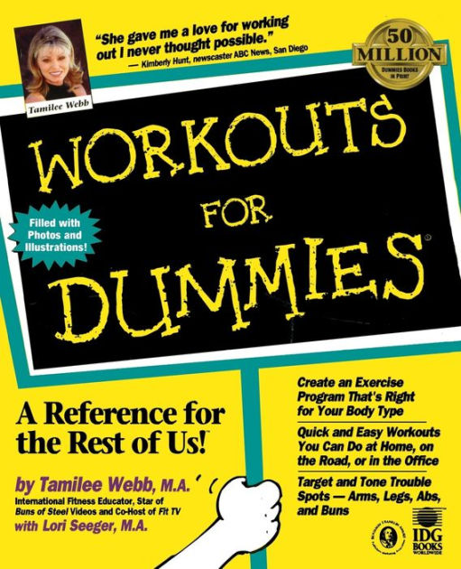 Workouts For Dummies by Tamilee Webb, Paperback