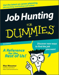 Title: Job Hunting For Dummies, Author: Max Messmer