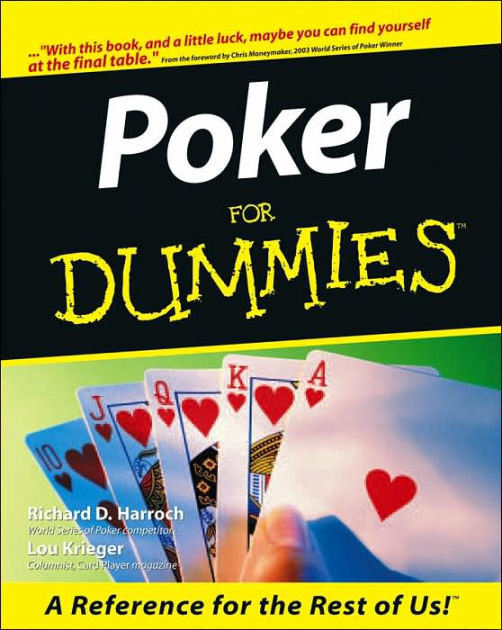 Poker For Dummies by Richard D. Harroch, Lou Krieger, Paperback