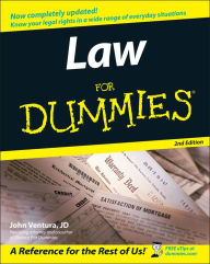 Title: Law For Dummies, Author: John Ventura