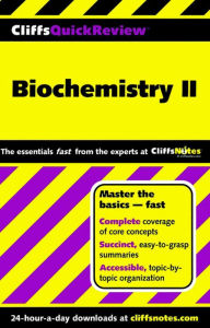 Title: Biochemistry II: CliffsNotes Quick Review, Author: Frank Schmidt