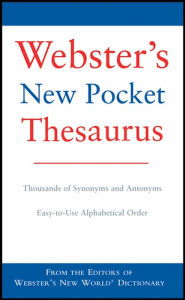 Webster's New Pocket Thesaurus
