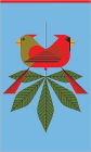 Cardinals Consorting 3 X 5 Notepad