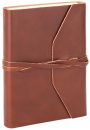 Brown Leather Medieval Wrap Journal w/Tie