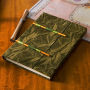 Olive Nepal Paper Journal with Stick Closure (6