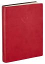 Red Italian Leather Stamped Heart Journal 5