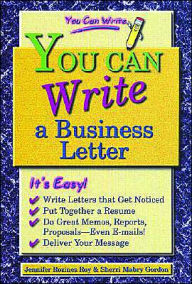 You Can Write a Business Letter
