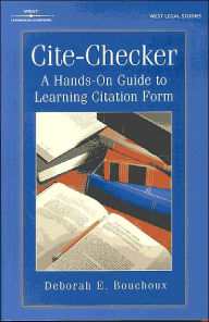 Cite Checker: A Hands-On Guide to Learning Citation Form / Edition 1